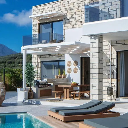 Argyrie Villas, Luxury, Amazing Sea View, Heated Pool *