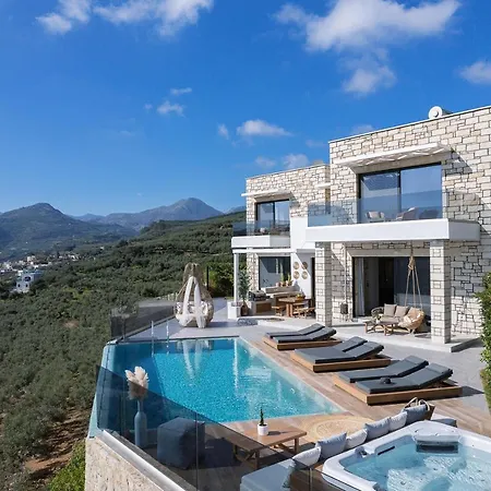 Villa Argyrie Villas, Luxury, Amazing Sea View, Heated Pool