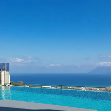 Villa Argyrie Villas, Luxury, Amazing Sea View, Heated Pool Kallergiana