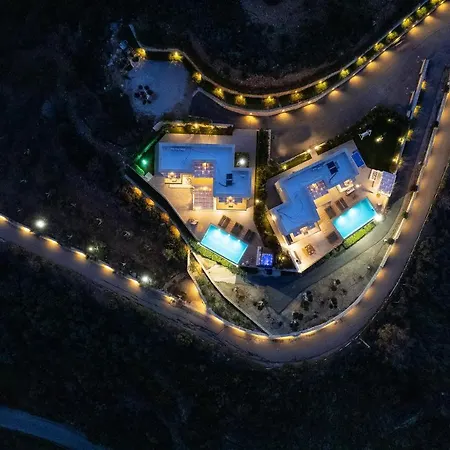 Villa Argyrie Villas, Luxury, Amazing Sea View, Heated Pool Kallergiana