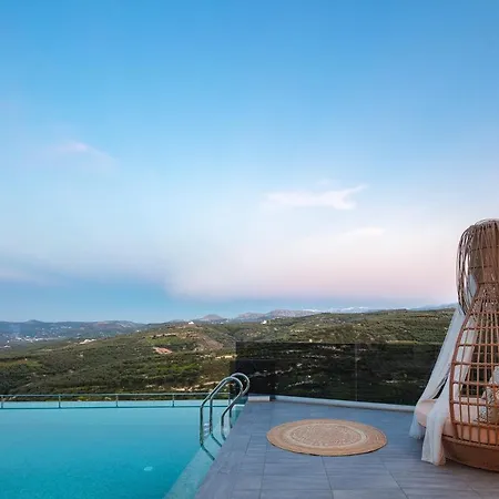 Argyrie Villas, Luxury, Amazing Sea View, Heated Pool Villa