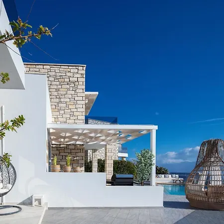 Villa Argyrie Villas, Luxury, Amazing Sea View, Heated Pool *