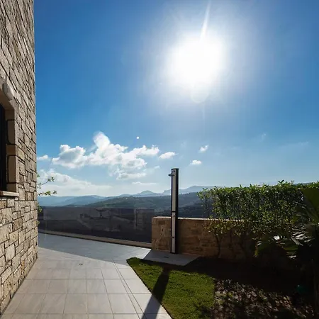 Argyrie Villas, Luxury, Amazing Sea View, Heated Pool Kallergiana