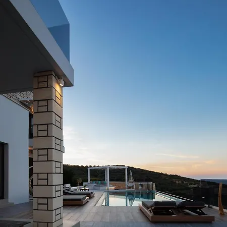 Argyrie Villas, Luxury, Amazing Sea View, Heated Pool