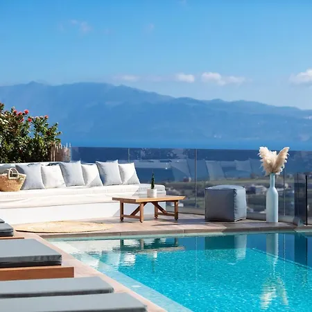 Villa Argyrie Villas, Luxury, Amazing Sea View, Heated Pool Kallergiana