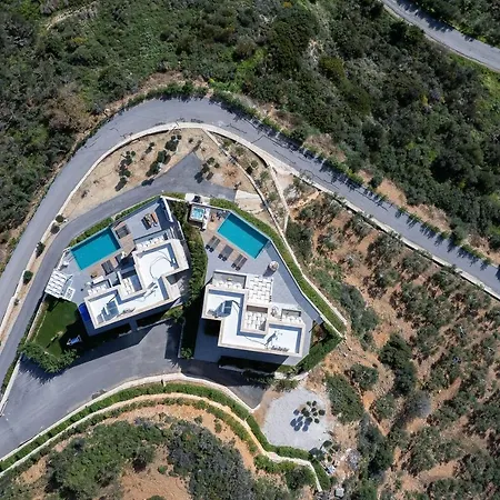 Argyrie Villas, Luxury, Amazing Sea View, Heated Pool Villa