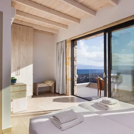 Argyrie Villas, Luxury, Amazing Sea View, Heated Pool Villa Kallergiana