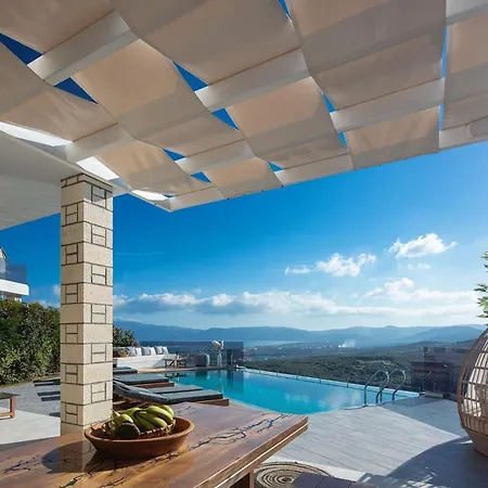 Argyrie Villas, Luxury, Amazing Sea View, Heated Pool Villa