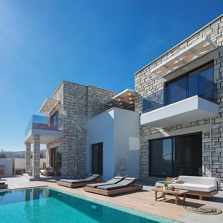 Argyrie Villas, Luxury, Amazing Sea View, Heated Pool * Kallergiana